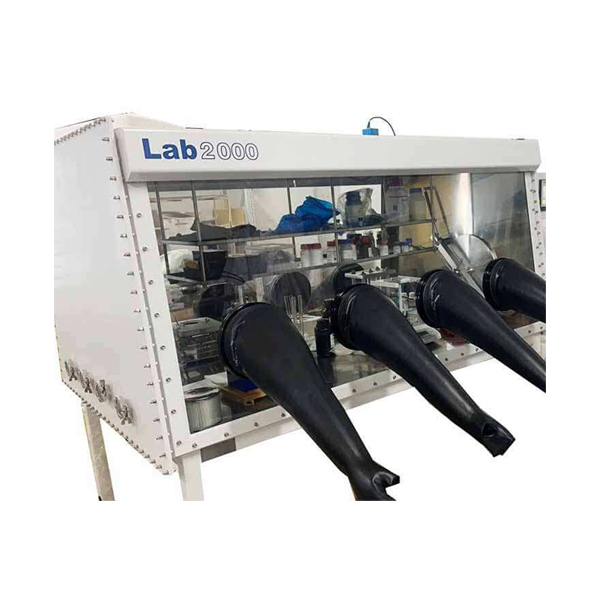Extended Double-Sided Four-Station Laboratory Glove Box with Transition Cabin