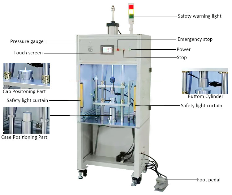 Cylindrical Supercapacitor Cell Feeding Machine