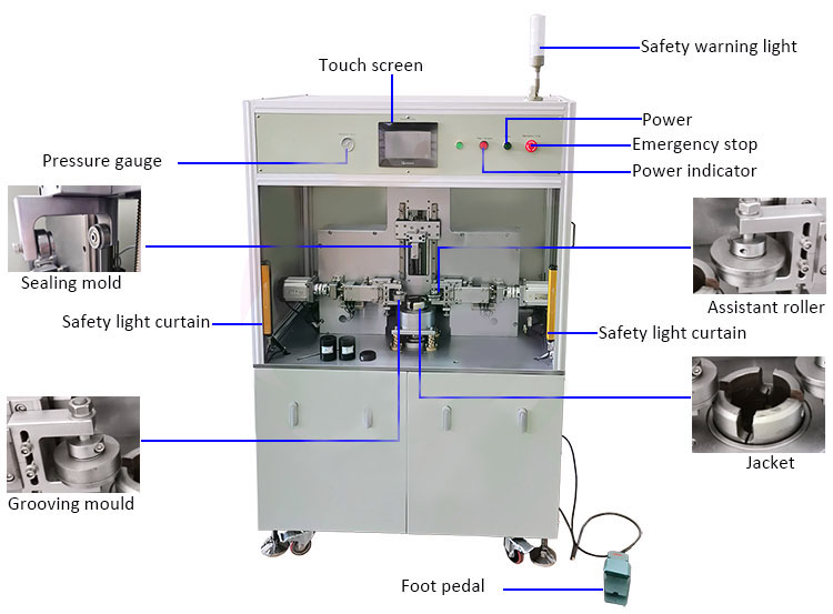 Supercapacitor Pre-Sealing Machine